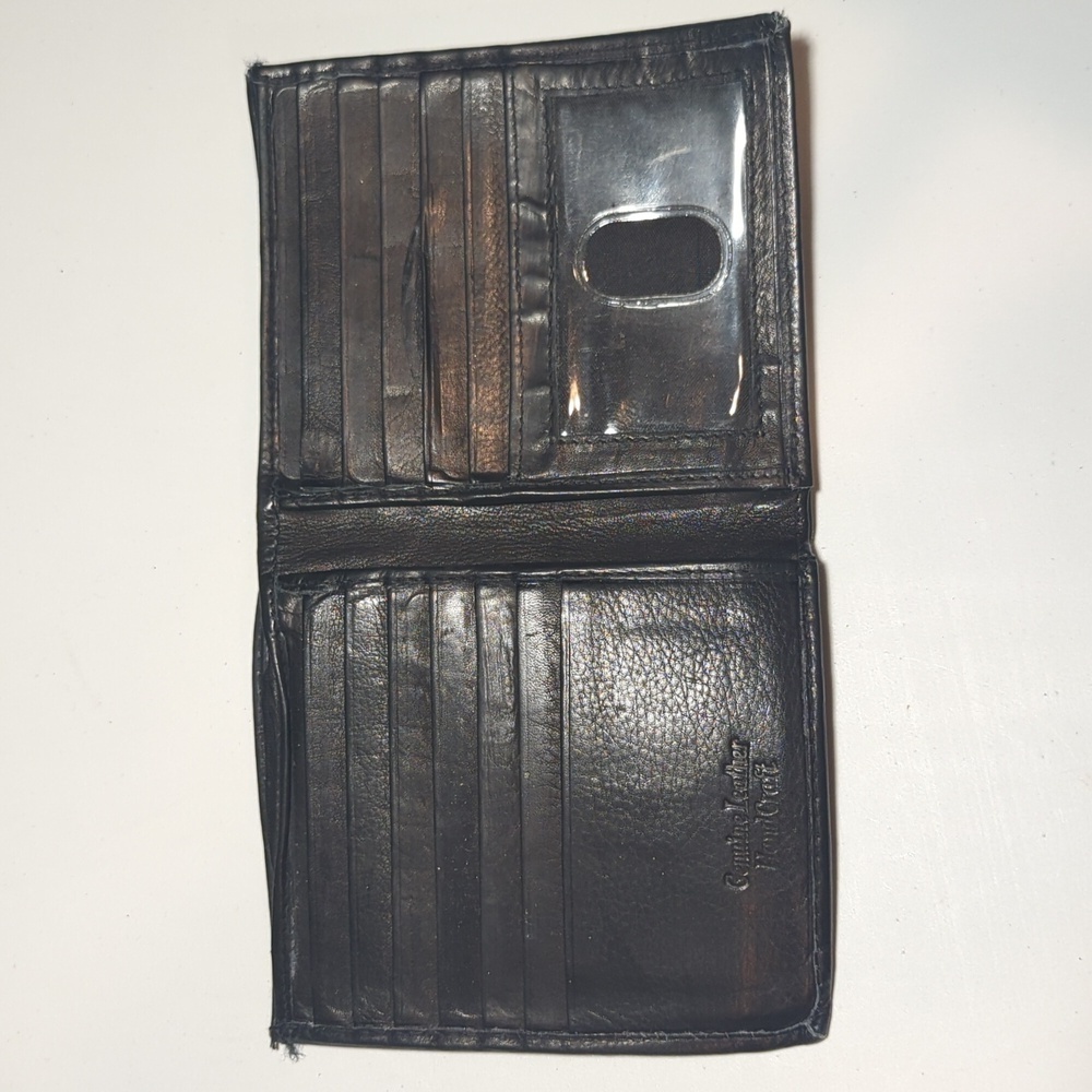 Paul & Taylor USA Black Leather Wallet